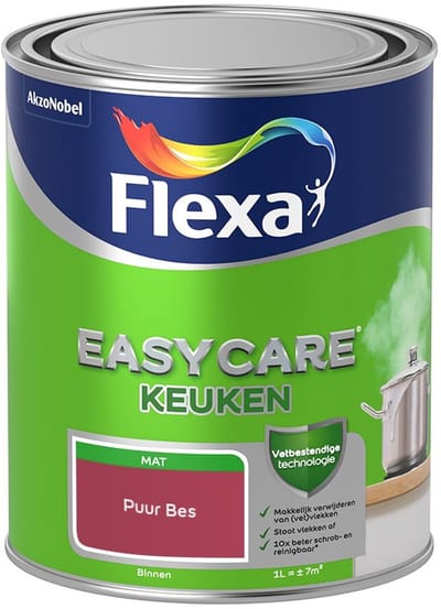 Flexa - Easycare Keuken - Puur Bes - Mengverf - 1 L