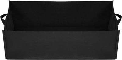 Groentetassen voor Planten, Rectangulaire Tuin Tas van Niet-Geweven Stof, Ideaal voor Aardbeien en Bloemen (60 * 30 * 20cm)