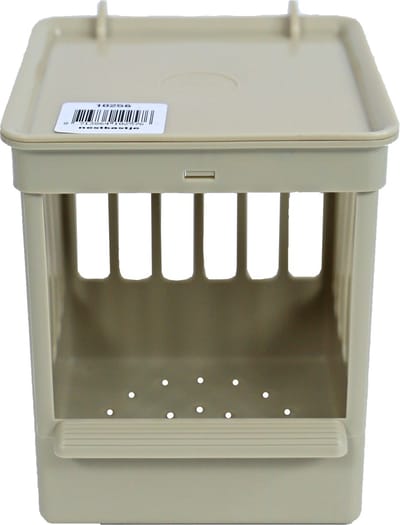 Fauna Plastic Nestkastje Met Tralies - Beige