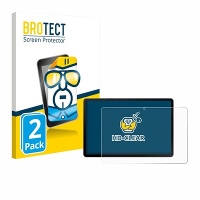 BROTECT - Screenprotector voor Samsung Galaxy Tab S10 FE WiFi - Folie Beschermfolie transparant 2 Stuks
