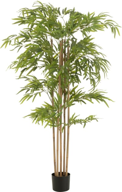 J-Line bambou in Pot - kunststof - groen
