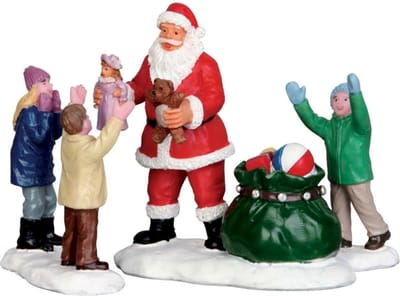 Lemax - It's Santa - Set van 3
