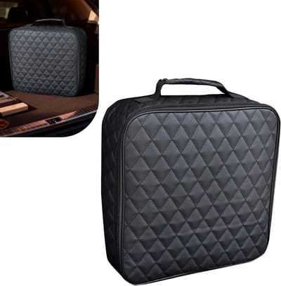 VHV - Laadkabel tas - EV kabel tas - Opbergtas auto - Kabel organizer - Waterbestendig - Opvouwbaar - Met handvat - Voor elektrische auto - 32 x 32 x 9 cm - Zwart