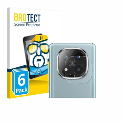 BROTECT - Screenprotector voor Xiaomi Redmi Note 14 Pro Plus 5G (ALLEEN Camera Lens) - Folie Beschermfolie transparant 6 Stuks
