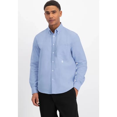 In Gold We Trust Unisex The Office Light Blue Maat: XS | Overhemden Outlet | Unisex | Blauw