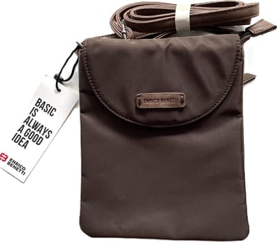 Kleine Schoudertas - Crossbodytas - telefoontasje - Bruin