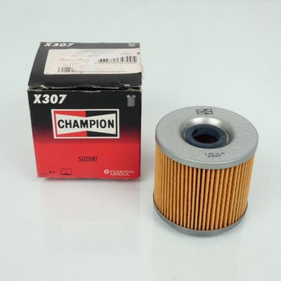 Filtre à huile Champion pour moto Suzuki 500 Gs F 2003 à 2010 X307 Neuf