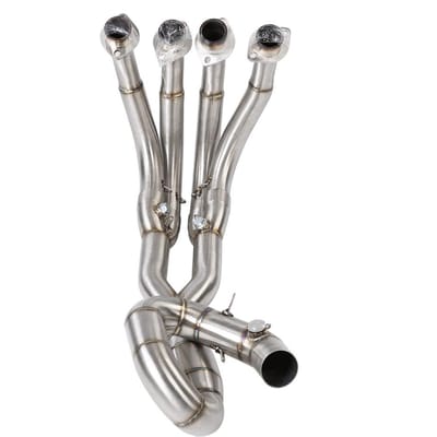 Motor Volledig Uitlaatsysteem Vent Voorpijp Schakel Verbinding voor Yamaha YZFR6 20062018 gray