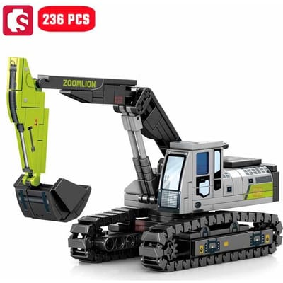 SEMBO Bouwvoertuig Assemblage Bouwstenen Kits MOC Graafmachine Betonmixer Vrachtwagen ZELF MAKEN Educatief Speelgoed Jongens Cadeaus black