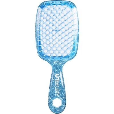 UNbrush Glitter Collection Detangling Hair Brush - Sapphire Anti-klit borstels Unisex