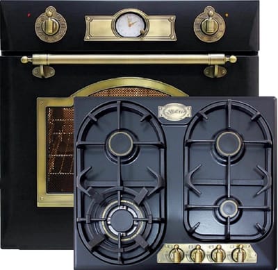 Kaiser - inbouwoven - EG 6345 Em - gaskookplaat - KG 6325 Em - inbouw gasoven - kookplaat - 67L - 60cm