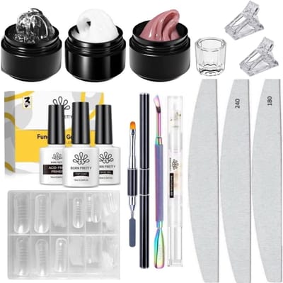 Born Pretty - Builder gel - Set - HEMA-vrij - Buildergel - Builder gel nagels - Builder gel set - Builder gel gel nagels - Gelnagels - Gel nagels - Gel voor nagels - Hard gel - Polygel