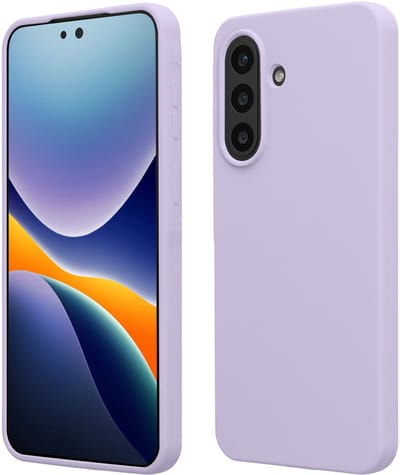 kwmobile telefoonhoesje geschikt voor Samsung Galaxy A57 5G - Hoesje met siliconen coating - Smartphone case in lavendel