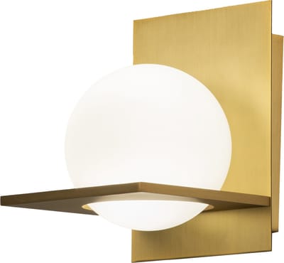 Lumidora Wandlamp 74930 - Voor binnen - MADI - G9 - Wit - Goud - Messing (kleur) - Glas