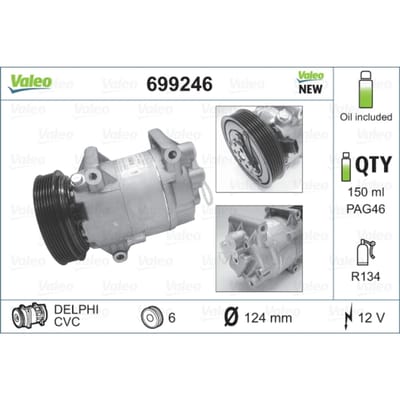 Compressor airconditioning VALEO 699246