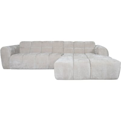 Hoekbank Emma La Vie 170 Beige - Rechts - Hotel Chique - Japandi