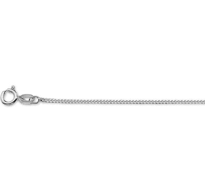 YO&NO - Ketting - Zilver - Gourmet -  1,2 mm -  41 + 4 cm -  Sieraden vrouw - Gerhodineerd -  Zilver 925