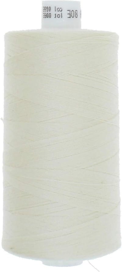 Naaigaren Polyester - Universeel Garen - Kleding Maken - Hoge Scheurvastheid - 1000 Meter - Naturel