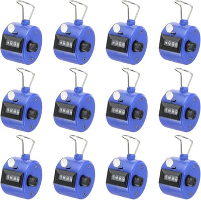 Mechanische Handteller - Clicker Tellerset voor Sport, Breien, Golf & Voorraadbeheer (12 Stuks)