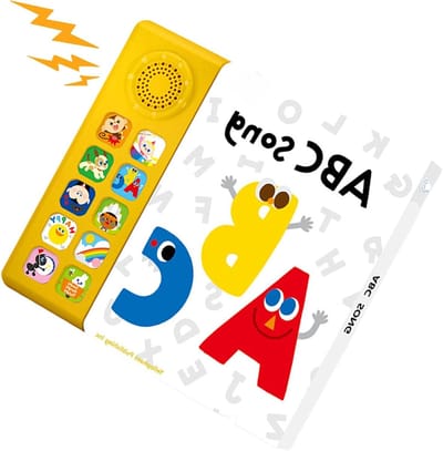 Muziekboek voor Kinderen - Interactief Leerboek - Engels Leren - 10 Kinderliedjes - 23 x 21 x 3 cm - Multicolor