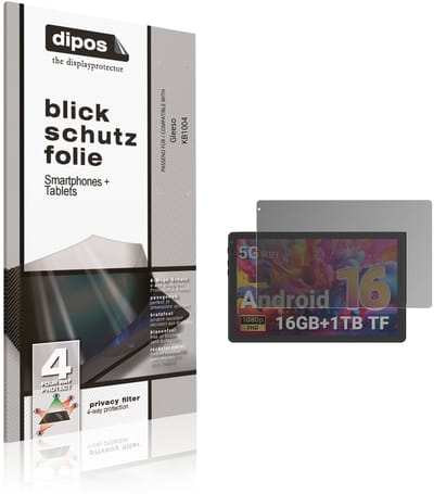 dipos – Matte Privacy Screenprotector geschikt voor Gleeso KB1004 | Anti-Spy Beschermfolie