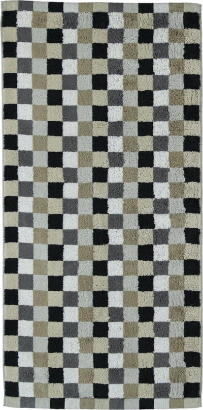 Cawo Lifestyle Karo Badlaken - Kiezelsteen 70x140
