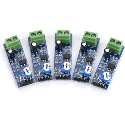 Lot de 5 modules d'amplificateur audio 5 V/12 V, gain 200 fois supérieur, pour Ek1236 L1P8