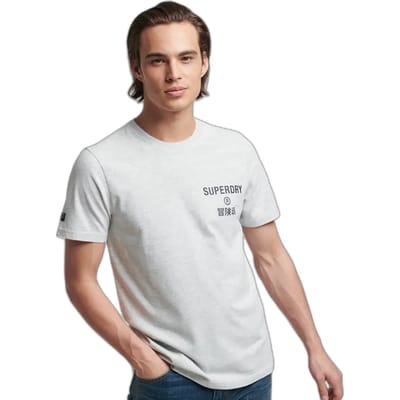 Superdry Heren tshirt Vintage Corporate Logo Marl T-shirt