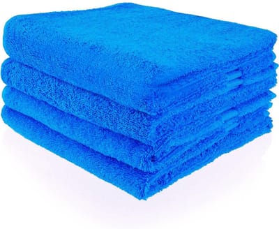 Douchelaken Cobalt blauw 70x140cm (LET OP: bestellen per stuk)