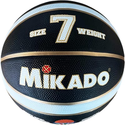 Basketbal Maat 7 PU Driekleurig Geschikt voor Binnen en Buiten