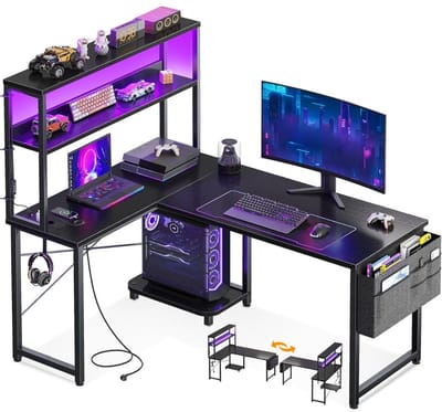 MRKK® Hoekbureau Gaming - Bureau L Vormig - Computer Desk