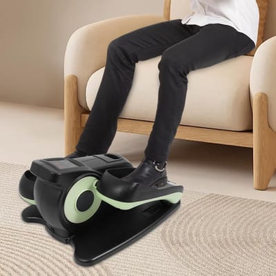 Pedaaltrainer - Voet trainer - Beenspieren trainen - Met afstandsbediening - 45 cm - Groen
