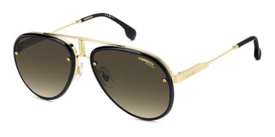 Carrera CARRERA GLORY GOLD BLACK/BROWN 58/17/145 Unisex Zonnebrillen