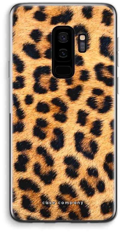 Case Company® - Hoesje geschikt voor Samsung Galaxy S9 Plus hoesje - Luipaard - Soft Cover Telefoonhoesje - Bescherming aan alle Kanten en Schermrand