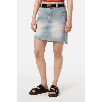 Scotch & Soda Easy Denim Mini Skirt With Worker Details Light Washed Indig Taglia: S | Minigonne Outlet | Donna | Blu