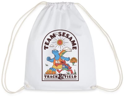 Sesamstraat Team Sesame Atletiek Gymtas