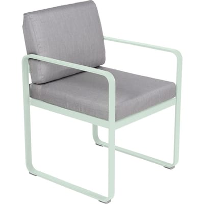 Fermob BELLEVIE fauteuil voor de eethoek - A7 gletsjermunt - 79 Flanelgrijs