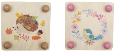 Houten bloemenpers educatief speelgoed voor kinderen bloemen drogen.