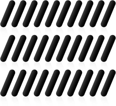 Dailygoods - Loodtape - Pickleballpeddels - Verhoogt Vermogen en Swingsnelheid - Zwart - Zelfklevende Tape - Ideaal voor Paddle-Randbescherming - 30 S...