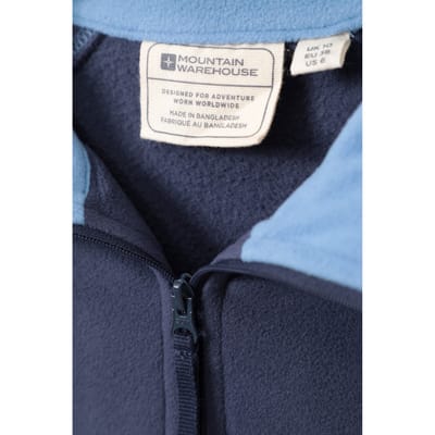 Mountain Warehouse Dames/Dames Montana Half Zip Fleece Top (Marine)