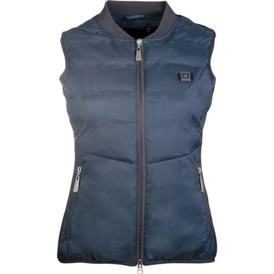 HKM - Verwarmde Bodywarmer Classic - Inclusief Powerbank - Donker Blauw - Maat L