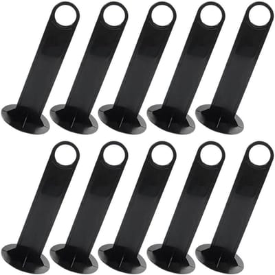 Voetbal Trainingskegel Houder - Sport Kegel Organizer - Sport Training Organiseren - Stapelbaar en Draagbaar - 21x9x4.5CM - Zwart