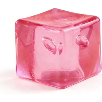 Kleurrijk Gummy Beer Fudge Knijpspeeltje Jelly Bean Gummy Snoep Fidget Hand Ontspanning Speelgoed Anti-Stress Verlichting voor Alle Leeftijden pink