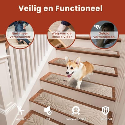 Trapmatten Set - Zelfklevend - Beschermend