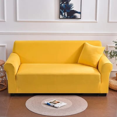 1/2/3/4 Waterdichte elastische hoekbankhoezen, stoelen, stevige bankhoes, polyester L-vormige bankbeschermer voor huisdieren en kinderen S (90-140CM)