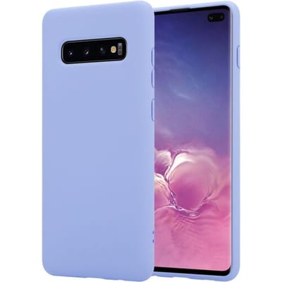 ShieldCase Silicone case geschikt voor Samsung Galaxy S10 Plus hoesje - optimale bescherming - perfecte pasvorm - TPU Materiaal - paars