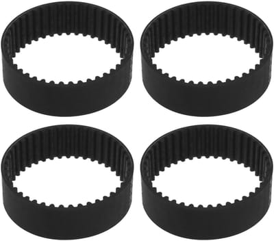 Dailygoods- Aandrijfriemen 4x Vervanging - Rubber - Gesloten Lus - Compatibel met Gtech AirRam AR01/AR02/AR03/AR05/DM001 - Riemnummer 2M-86-9 - 9mm Breedte - Stofzuigerriem