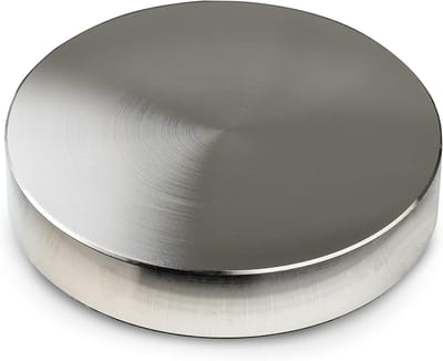 Platenstabilisator Gewicht - Platenspeler Accessoire - Geluidsverbetering - Vernikkeld Aluminium - 190 Gram 78mm - Zilver