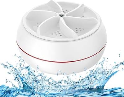Mini draagbare USB-wasmachine wastafel wasmachine ultrasone turbo wasmachine voor kleding en servies. Perfect voor reizen, zaken, camping, huis, college, camper en woningen
