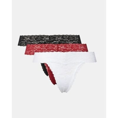 Slips Guess O5RG18 KC5L0 3PACK BASIC LACE THONG